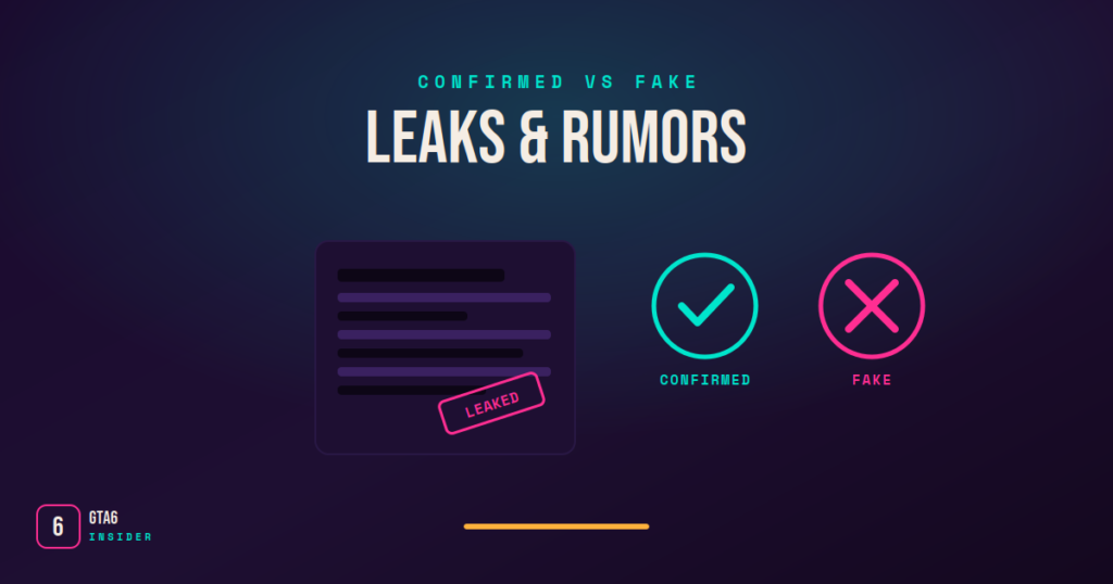 GTA 6 leaks and rumors explained